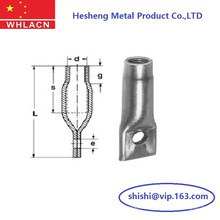 Precast Concrete Lifting Fixing Socket Ferrule with Crosshole Flat End